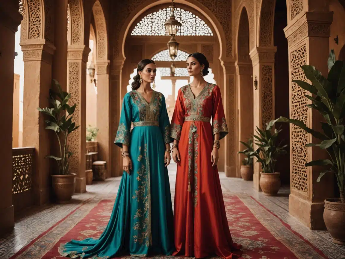 You are currently viewing Le Caftan Marocain : Élégance Ancestrale et Icône de la Mode Marocaine depuis le 12 eme siècle